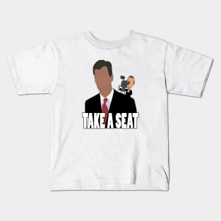 Take A Seat Funny Chris Hansen Kids T-Shirt